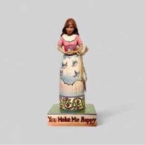 Jim Shore New! ‘You Make Me Happy’ Collectible Or Gift Hand Crafted Figurine
